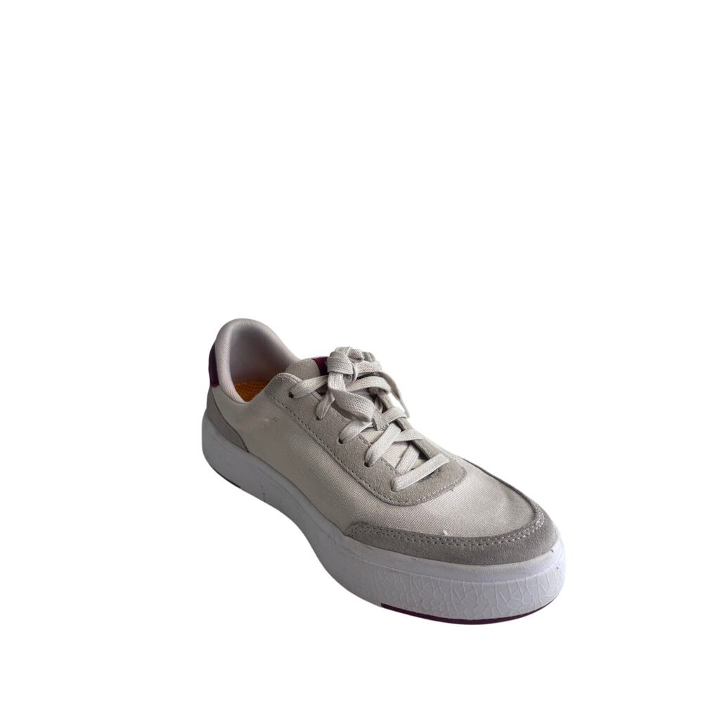 Kizik Cream Hands-Free Walking Comfort Lace Up Sneakers Women's Size 8.5